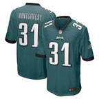 Wilbert Montgomery Philadelphia Eagles Nike Retired Player Jersey - Midnight Green