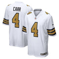 Derek Carr New Orleans Saints Nike Alternate Game Jersey -  White