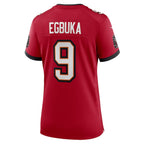 Emeka Egbuka Tampa Bay Buccaneers Nike Women's 50th Season Team Game Jersey - Red/Creamsicle/White