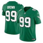 Jerome Brown Philadelphia Eagles Nike Alternate Vapor F.U.S.E. Limited Jersey - Kelly Green