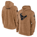 Houston Texans Men's Nike Brown 2023 Salute To Service Club Pullover Hoodie