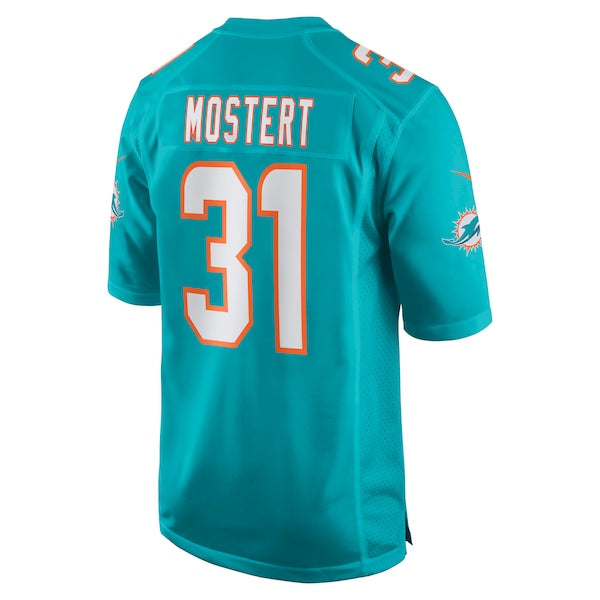 Raheem Mostert Miami Dolphins Nike Game Jersey - Aqua