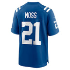 Zack Moss Indianapolis Colts Nike Game Player Jersey - Royal/Blue