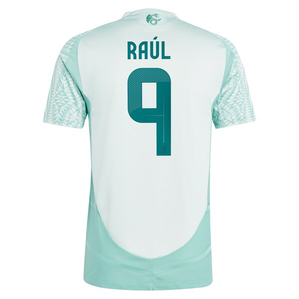 Raul Jimenez Mexico National Team adidas 2024 Away Authentic Player Jersey - Green/Burgundy