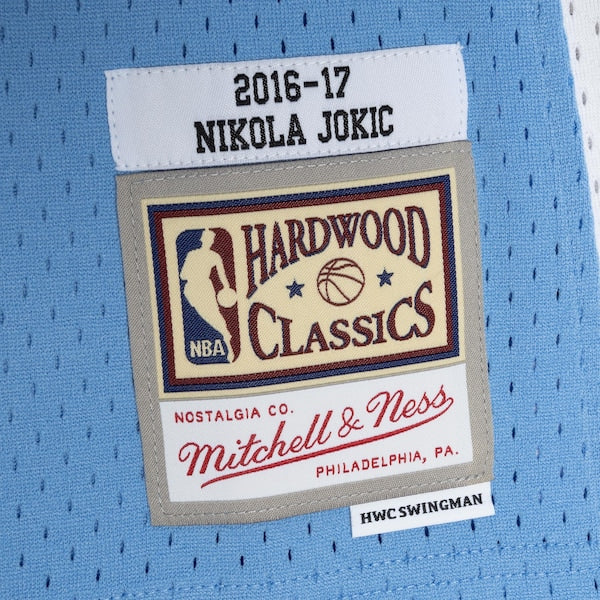 Nikola Jokic Denver Nuggets 2016/17 Swingman Jersey - Light Blue