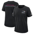 Seattle Seahawks Nike Women's 2025 NFL Crucial Catch Tri-Blend Dri-FIT T-Shirt - Black