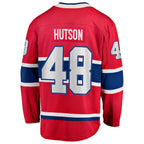 Lane Hutson Montreal Canadiens  Home Breakaway Jersey - Red