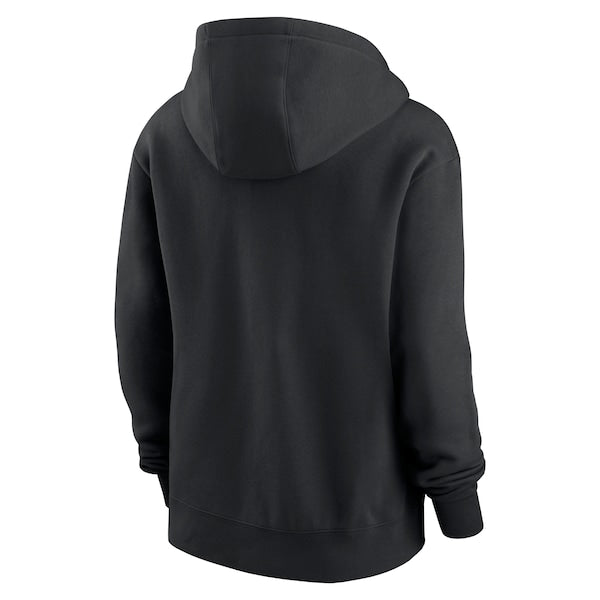 Cleveland Browns Nike Women's 2024 NFL Crucial Catch Club Pullover Hoodie - Black