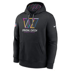 Washington Commanders Nike 2024 NFL Crucial Catch Club Pullover Hoodie - Black