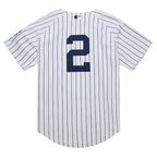 Derek Jeter New York Yankees 2014 Cooperstown Collection Authentic Throwback Jersey - White