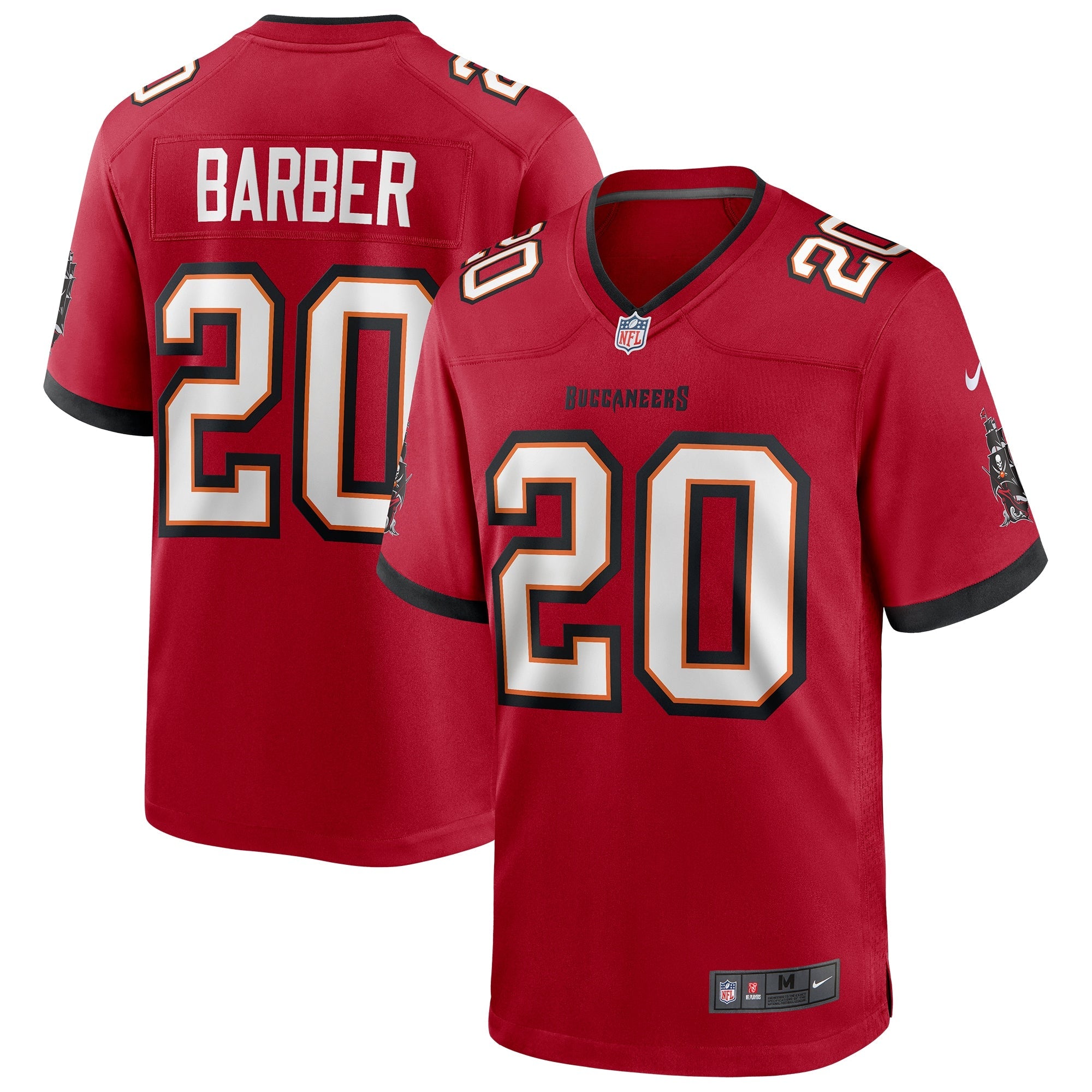 Ronde Barber Tampa Bay Buccaneers Nike Throwback Game Jersey - Orange/Red