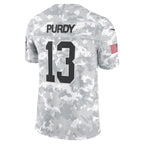 Brock Purdy San Francisco 49ers Nike 2024 Salute to Service Limited Jersey - Arctic Camo