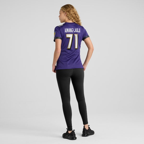 Malaesala Aumavae-Laulu Baltimore Ravens Nike Women's  Game Jersey -  Purple