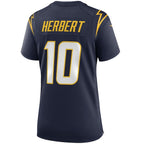 Justin Herbert Los Angeles Chargers Nike Women's Alternate Game Jersey - Navy/Powder Blue/Royal