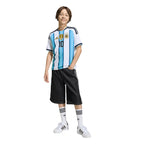 Youth Lionel Messi Argentina National Team adidas FIFA x World Cup 2022 Winners Home Replica Jersey - White