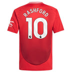 Marcus Rashford Manchester United adidas Youth 2024/25 Home Replica Player Jersey - Red
