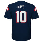 Drake Maye New England Patriots Outerstuff Preschool Replica Player Jersey - Navy