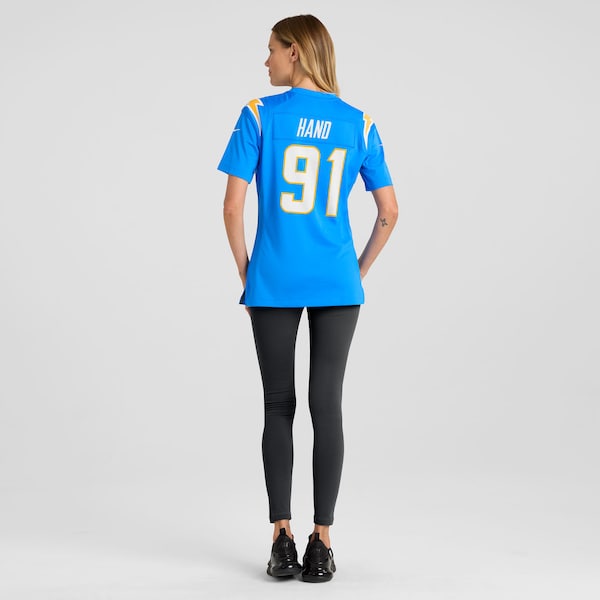 Da'Shawn Hand Los Angeles Chargers Nike Women's Team Game Jersey -  Powder Blue