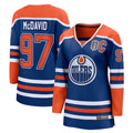 Connor McDavid Edmonton Oilers  Women's 2025 Stanley Cup Final Home Breakaway Jersey - Royal