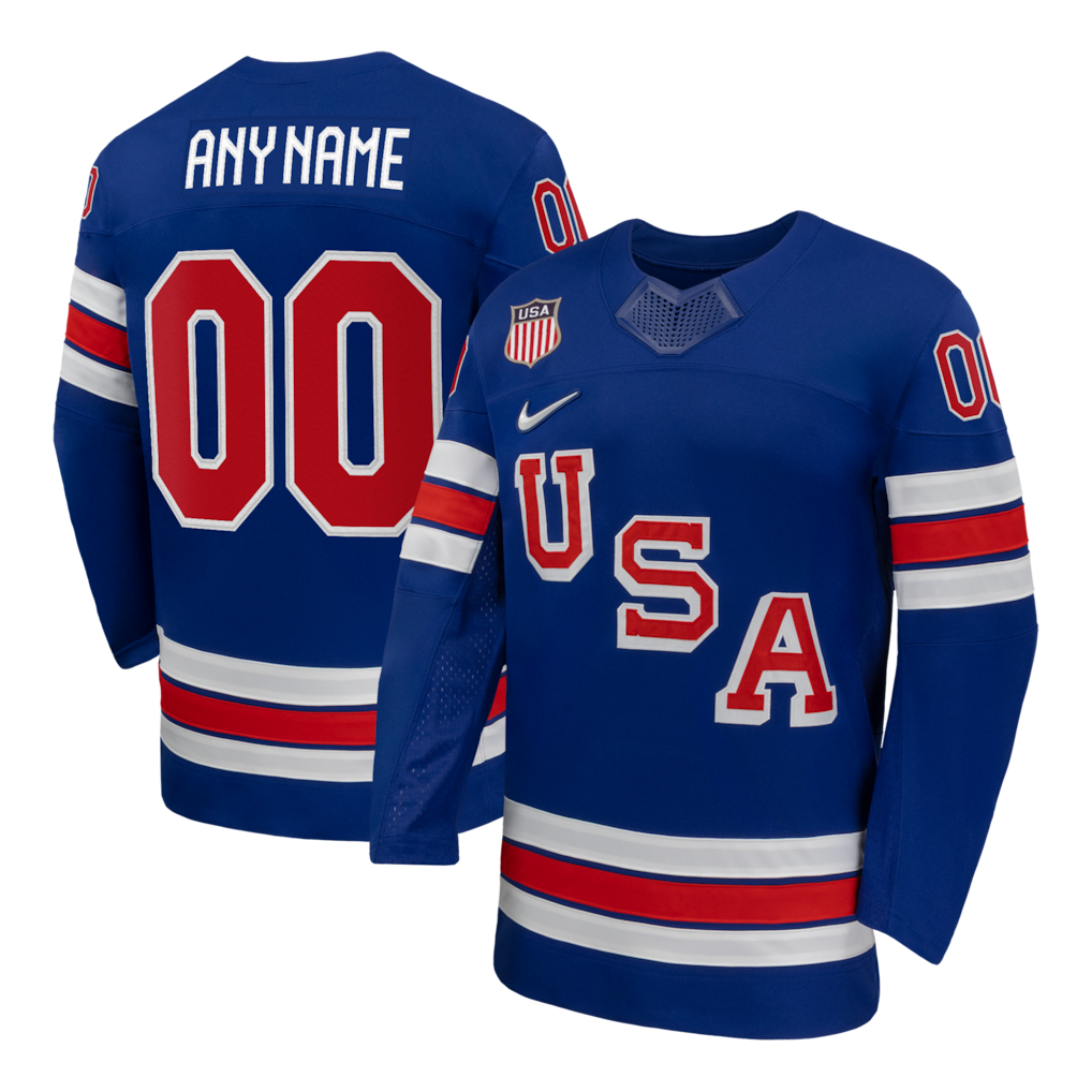 USA Hockey Nike 2026 Home Replica Custom Jersey - Royal