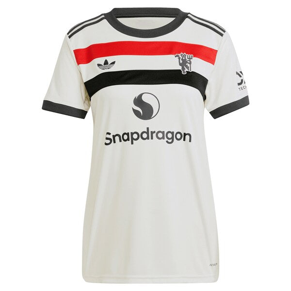 Manchester United adidas Originals Women's 2024/25 Third Replica Jersey - Cream