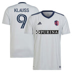 João Klauss St. Louis City SC adidas Youth 2024 The Spirit Kit Replica Jersey - Gray