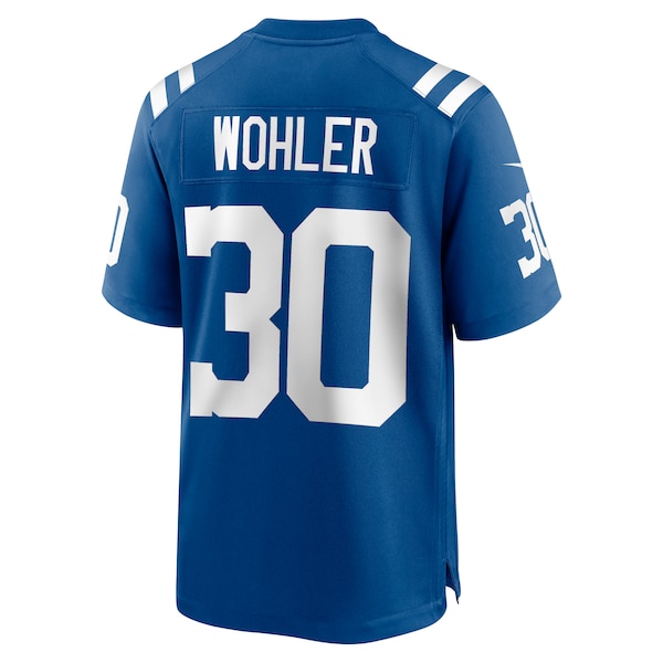 Hunter Wohler Indianapolis Colts Nike Team Game Jersey -  Royal