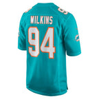 Christian Wilkins Miami Dolphins Nike Team Game Jersey -  Aqua