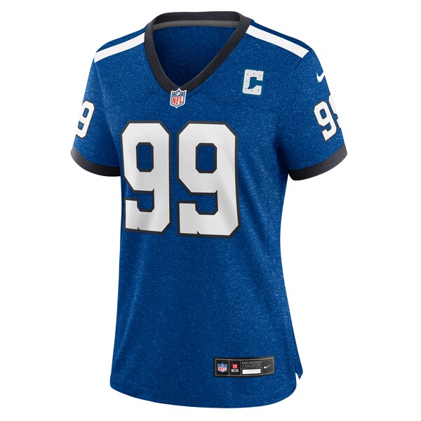 DeForest Buckner Indianapolis Colts Nike Women's Indiana Nights Alternate Game Jersey - Royal/Royal
