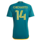 Chicharito LA Galaxy adidas 2024 LA Kit Replica Player Jersey - Green