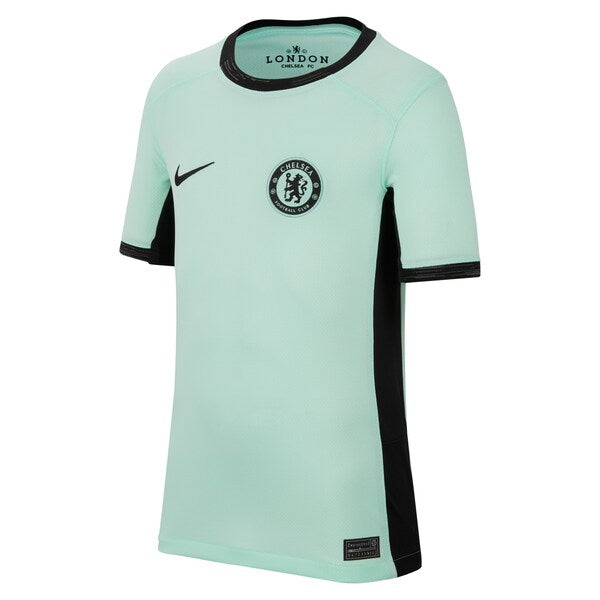 Christopher Nkunku Chelsea Nike Youth 2023/24 Third Stadium Replica Player Jersey - Mint