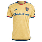 Real Salt Lake adidas 2024 The Beehive State Kit Authentic Custom Jersey - Gold
