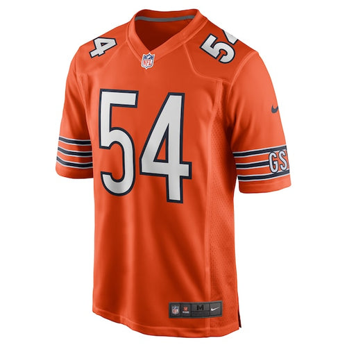 Brian Urlacher Chicago Bears Nike Retired Player Jersey - Orange/Navy/White
