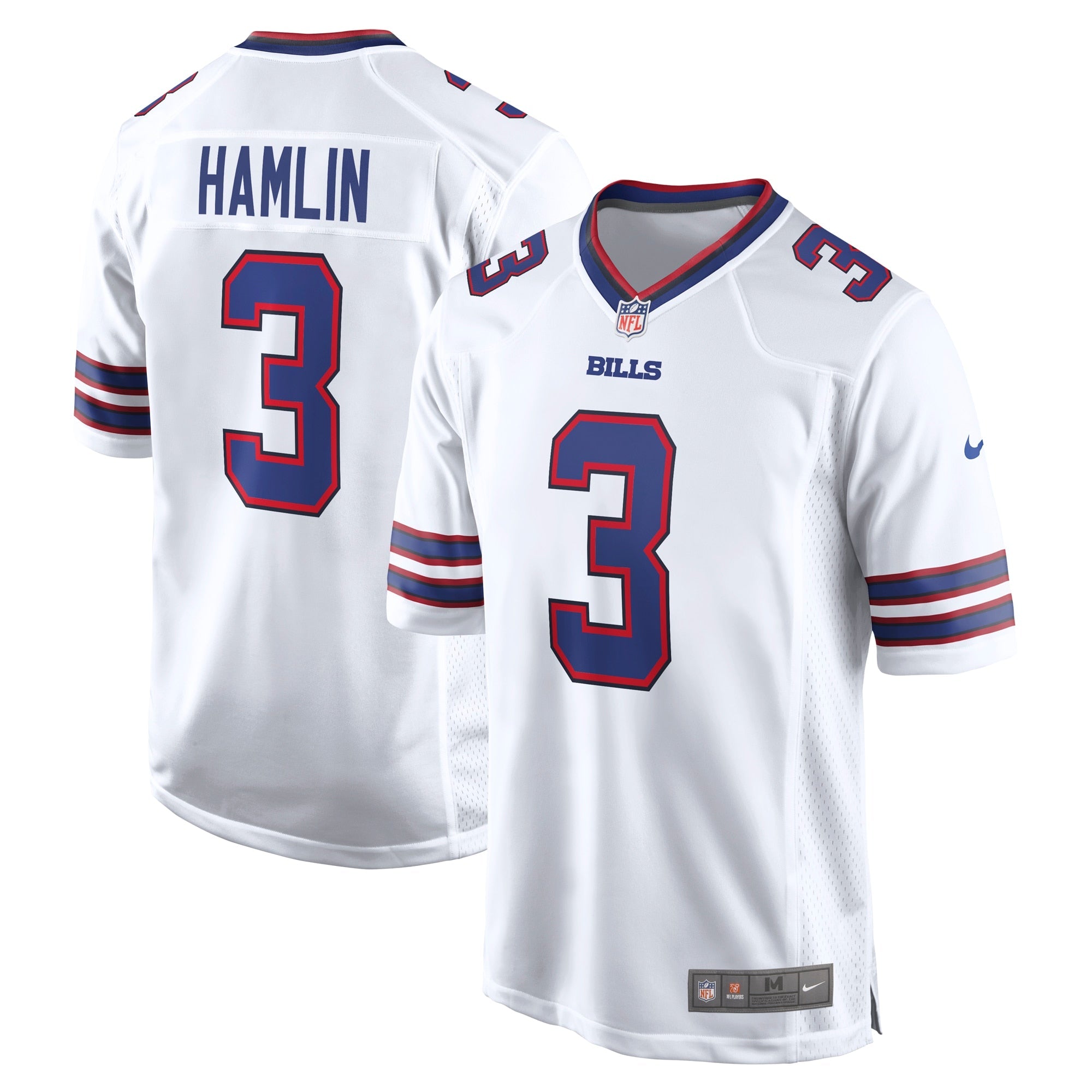Damar Hamlin Buffalo Bills Nike Game Jersey - Royal/White