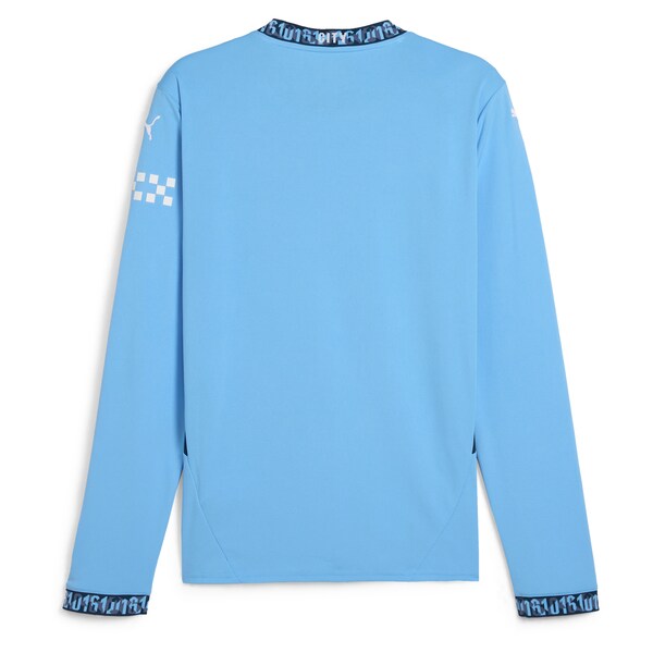 Manchester City Puma 2024/25 Home Replica Long Sleeve Jersey - Light Blue