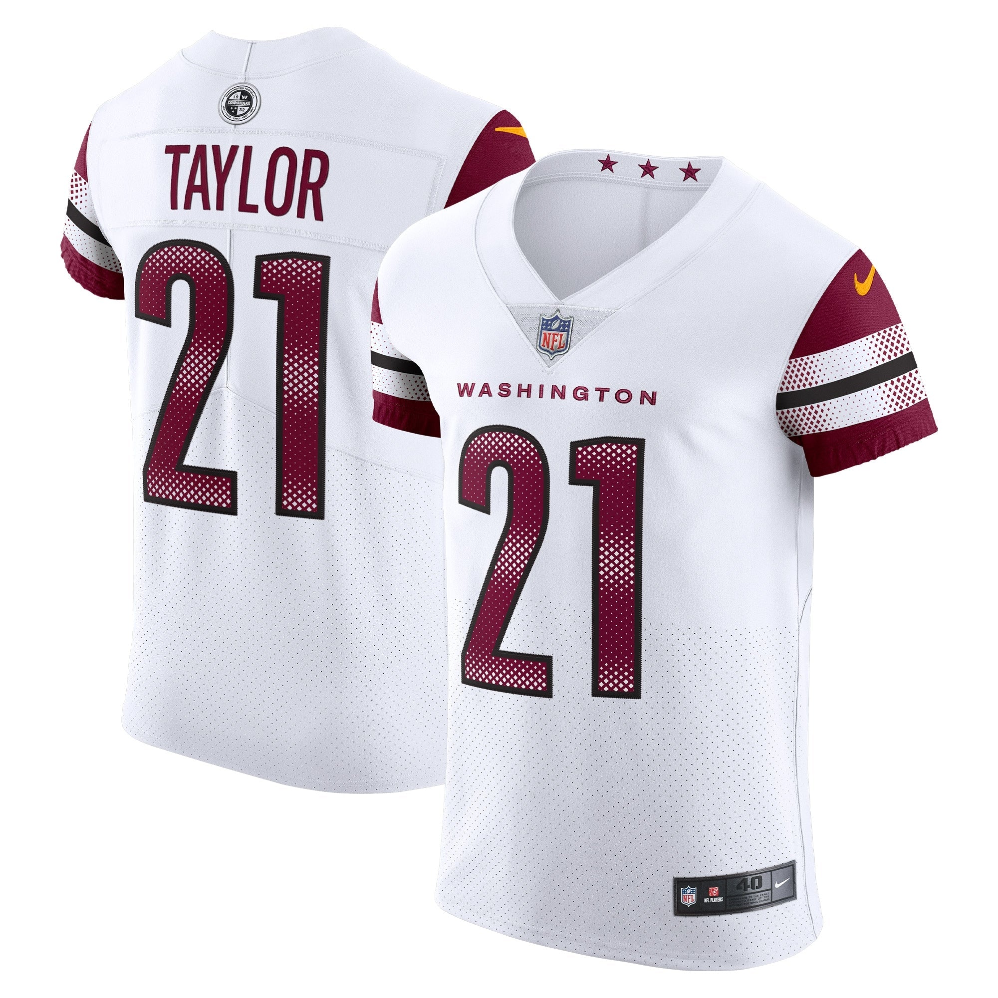 Sean Taylor Washington Commanders Nike Vapor Elite Retired Player Jersey - Black/Burgundy/White