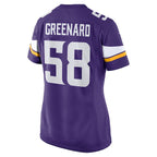 Jonathan Greenard Minnesota Vikings Nike Women's Team Game Jersey -  Purple