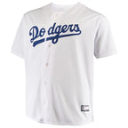 Mookie Betts Los Angeles Dodgers Big & Tall Replica Player Jersey - White/Gray/Royal