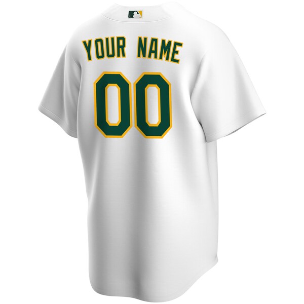 Oakland Athletics Nike Home Replica Custom Jersey - White