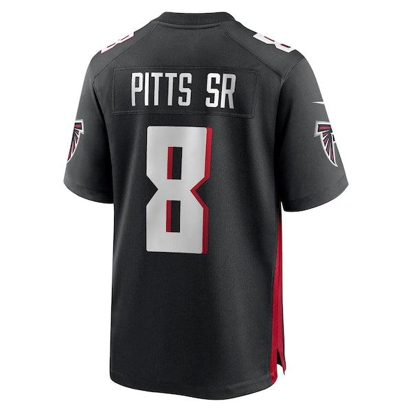 Kyle Pitts Sr. Atlanta Falcons Nike Team  Game Jersey - Black