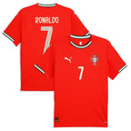Cristiano Ronaldo Portugal National Team Puma 2025 Home Replica Jersey - Red