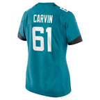 Jerome Carvin Jacksonville Jaguars Nike Women's  Game Jersey -  Teal
