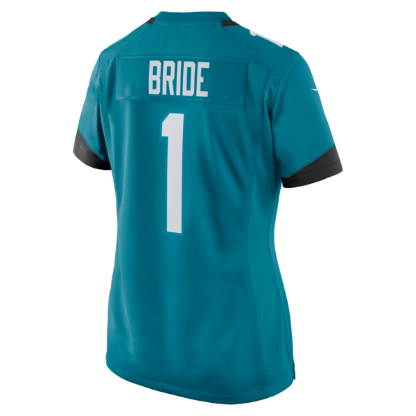 Number 1 Bride Jacksonville Jaguars Nike Women's Game Jersey - Teal