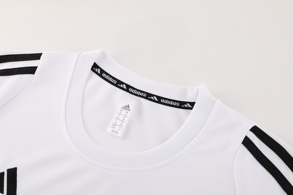 Adidas Short Sleeve Training Jersey Set - AD06- White