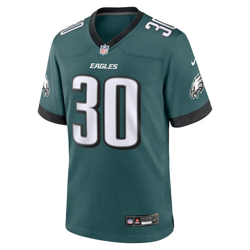 Quinyon Mitchell Philadelphia Eagles Nike 2024 NFL Draft First Round Pick Player Game Jersey - Midnight Green