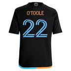 Kevin O'Toole New York City FC adidas Youth 2024 24/7 Kit Replica Player Jersey – Black