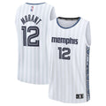 Ja Morant Memphis Grizzlies  Youth 2025/26 City Edition Fast Break Jersey - White
