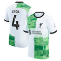 Virgil van Dijk Liverpool Nike 2023/24 Away Replica Player Jersey - White/Red
