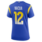 Puka Nacua Los Angeles Rams Nike Women's Game Player Jersey - Royal