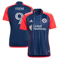 Giacomo Vrioni New England Revolution adidas 2024 Boston Tea Party Replica Player Jersey – Navy